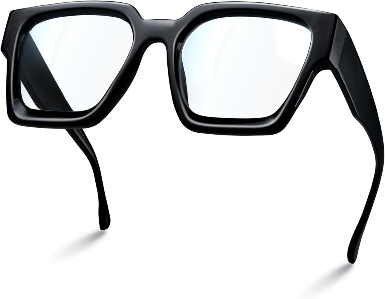 livho Oversized Eyewear Frame for Woman and Men - Rectangle Fashion Glasses for Computer, Chic Pr... | Amazon (US)