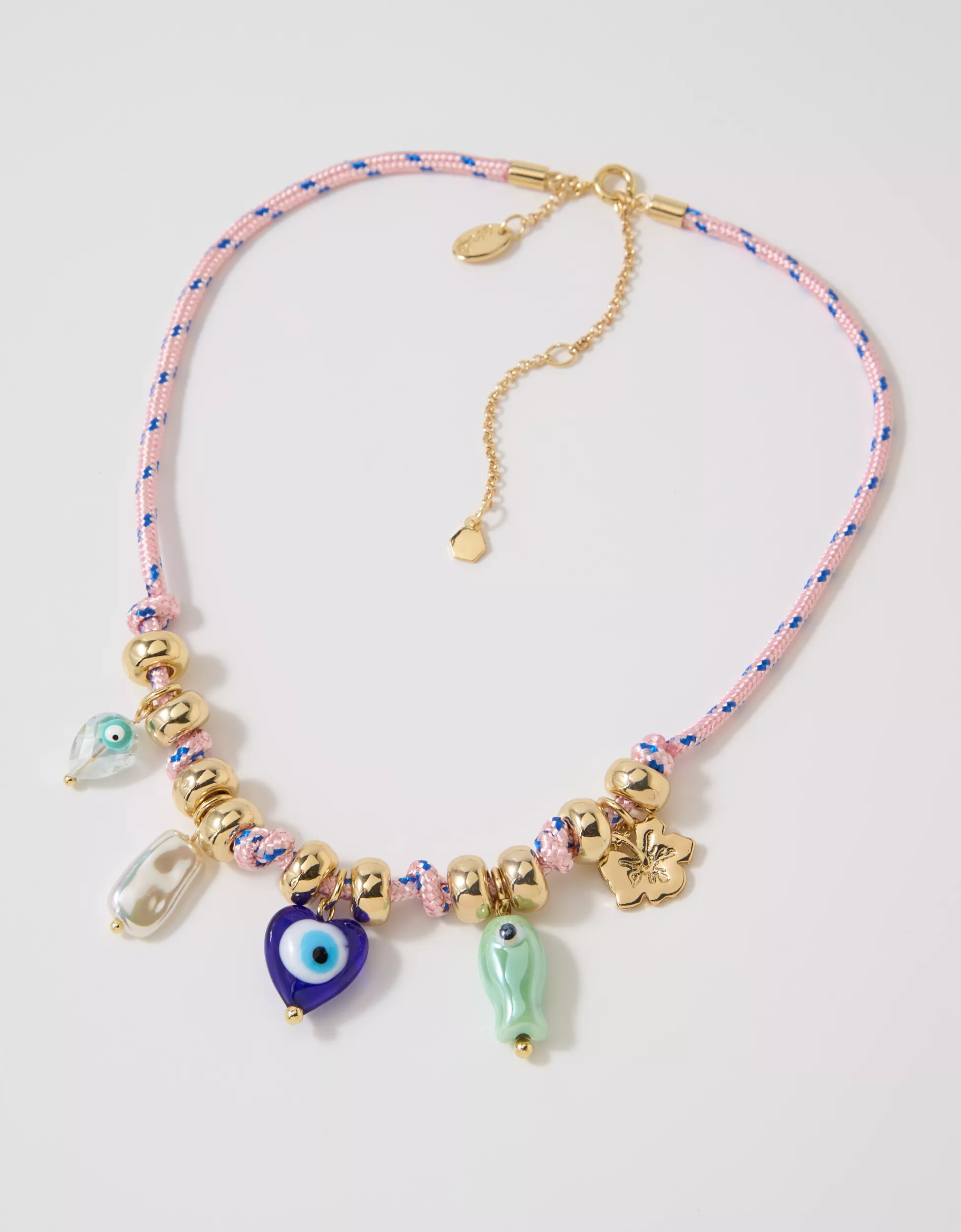 Aerie Cord Charm Necklace | Aerie