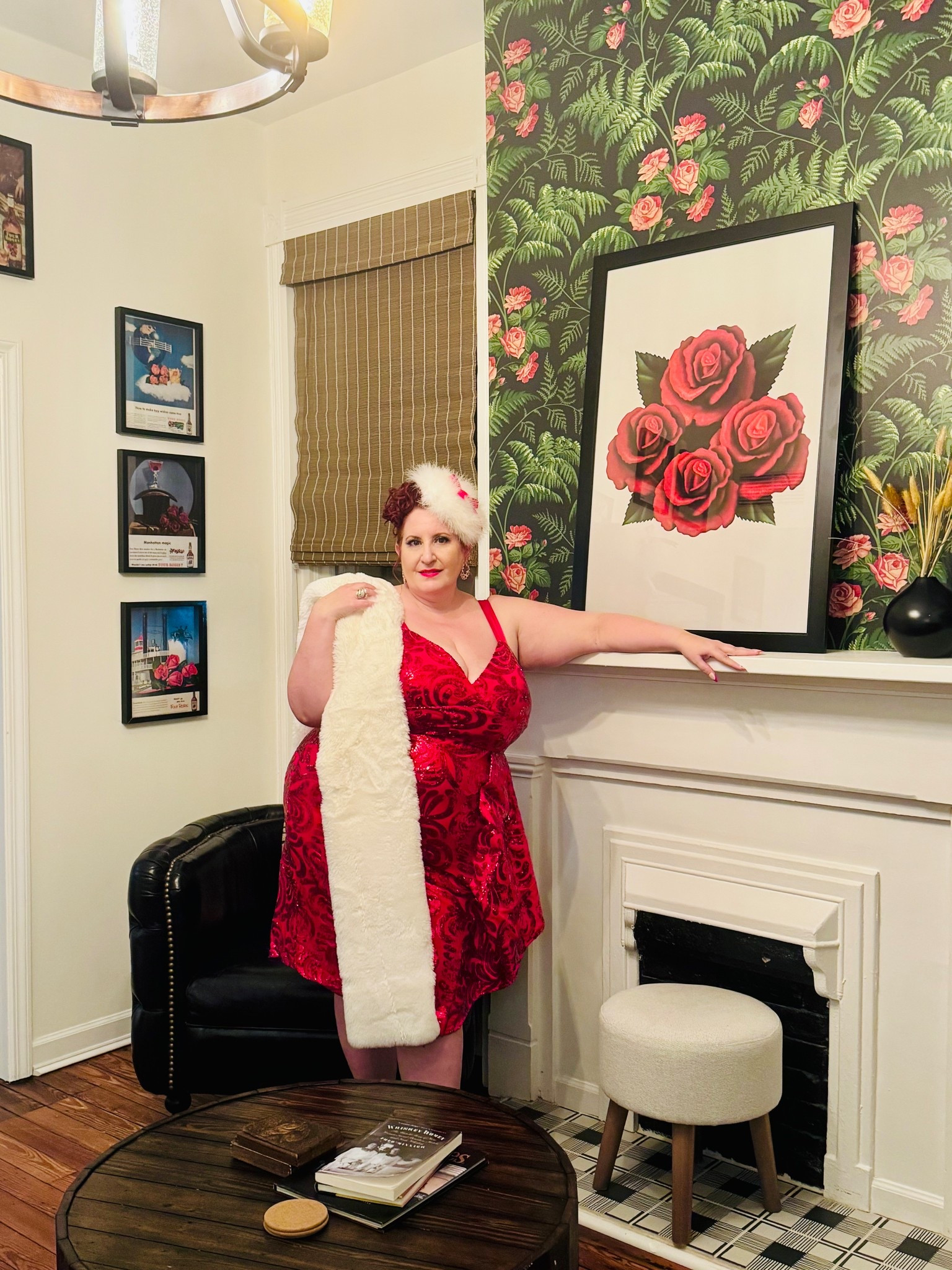 Feeling like a rose in the Four Roses room at the Woodford Hotel. 

#LTKTravel #LTKPlusSize