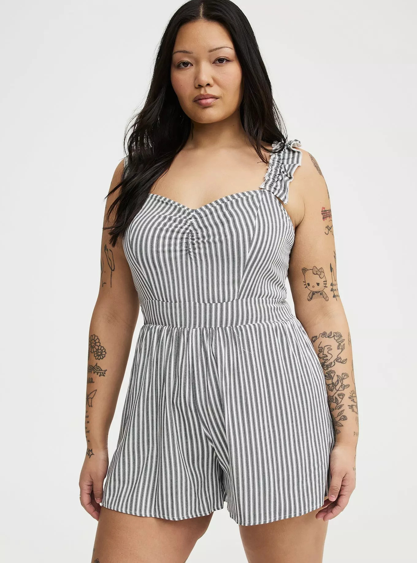 Ruffled Straps Layered Romper | Torrid (US & Canada)