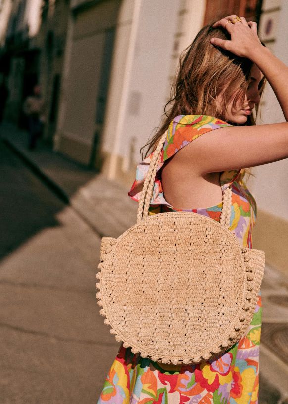 June Basket - Natural - Raffia - Sézane | Sezane Paris