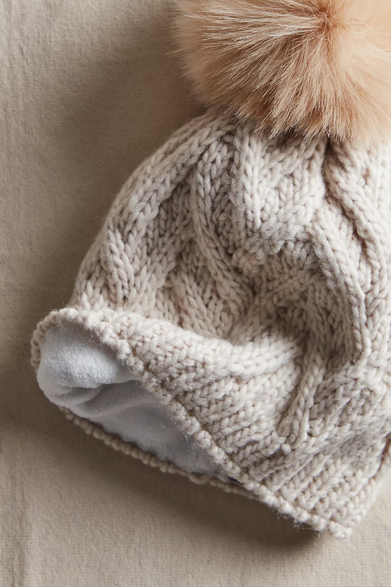 Cable Knit Pom Beanie | Free People (Global - UK&FR Excluded)