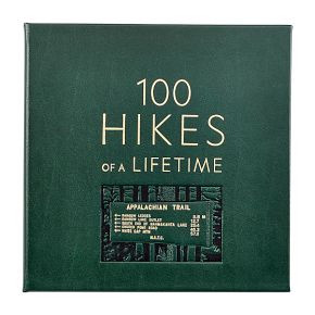 100 Hikes of a Lifetime Leather-Bound Book | West Elm (US)