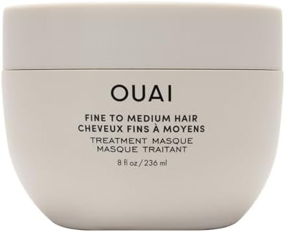 OUAI Fine to Medium Hair Treatment Masque - Hydrating Hair Mask to Help Repair Strands & Increase... | Amazon (US)