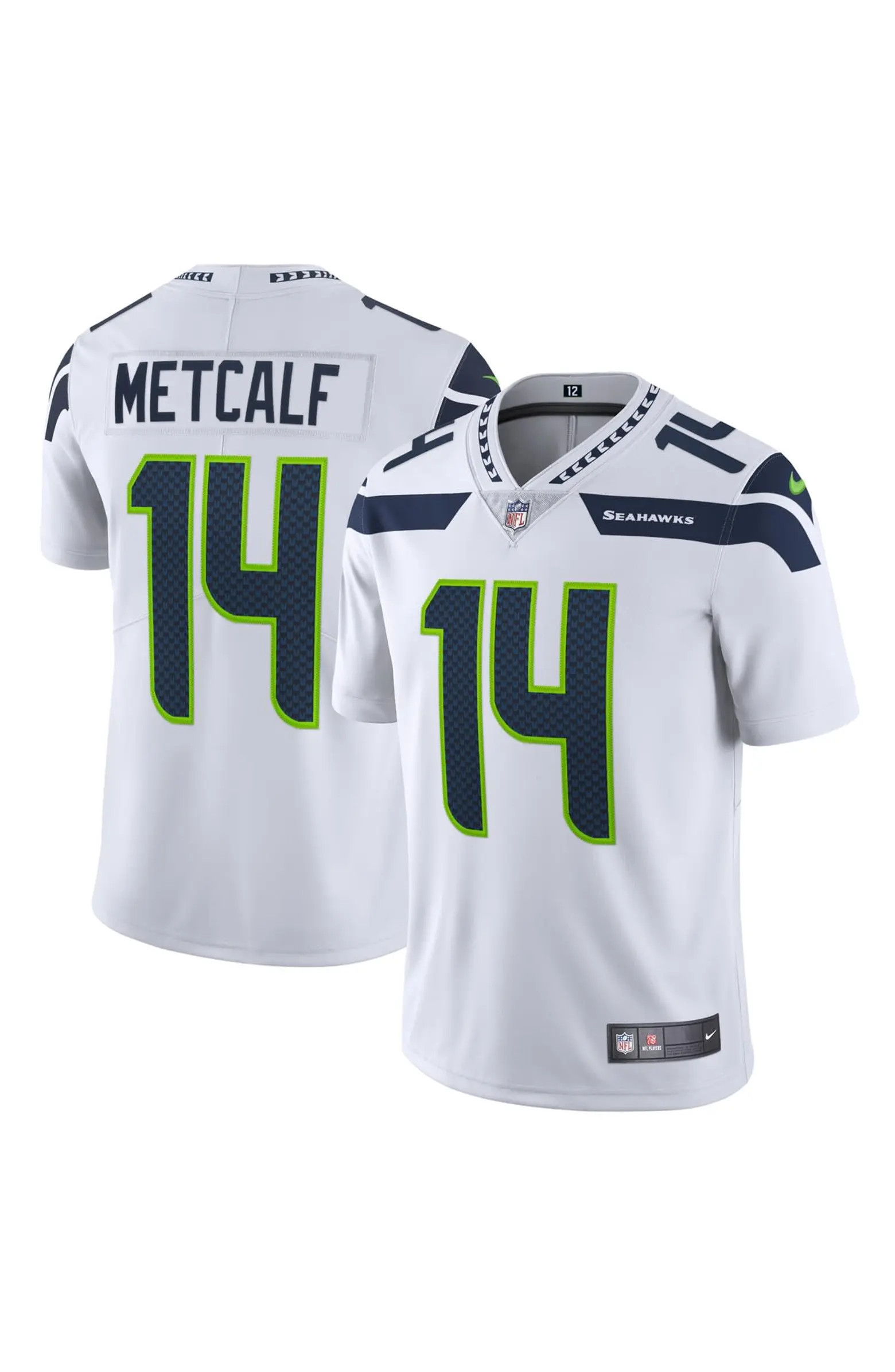 Men's Nike DK Metcalf White Seattle Seahawks Vapor Limited Jersey | Nordstrom