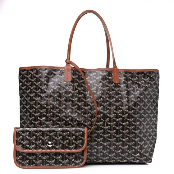 GOYARD Goyardine Saint Louis PM Black Gold | FASHIONPHILE | Fashionphile