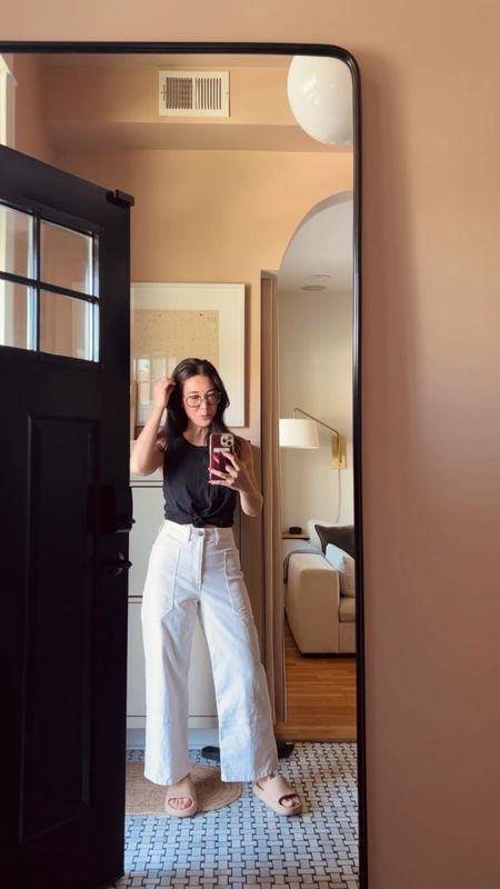 These corduroy pants are cropped but for my short girls, they are the perfect wide leg pants that hit the ankles. Lightweight, perfect for warmer months too

#LTKStyleTip #LTKVideo