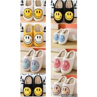 Smiley Face Slippers, Happy Face Slippers, Smiley House Women's Indoor Bedroom Slippers | Etsy (US)