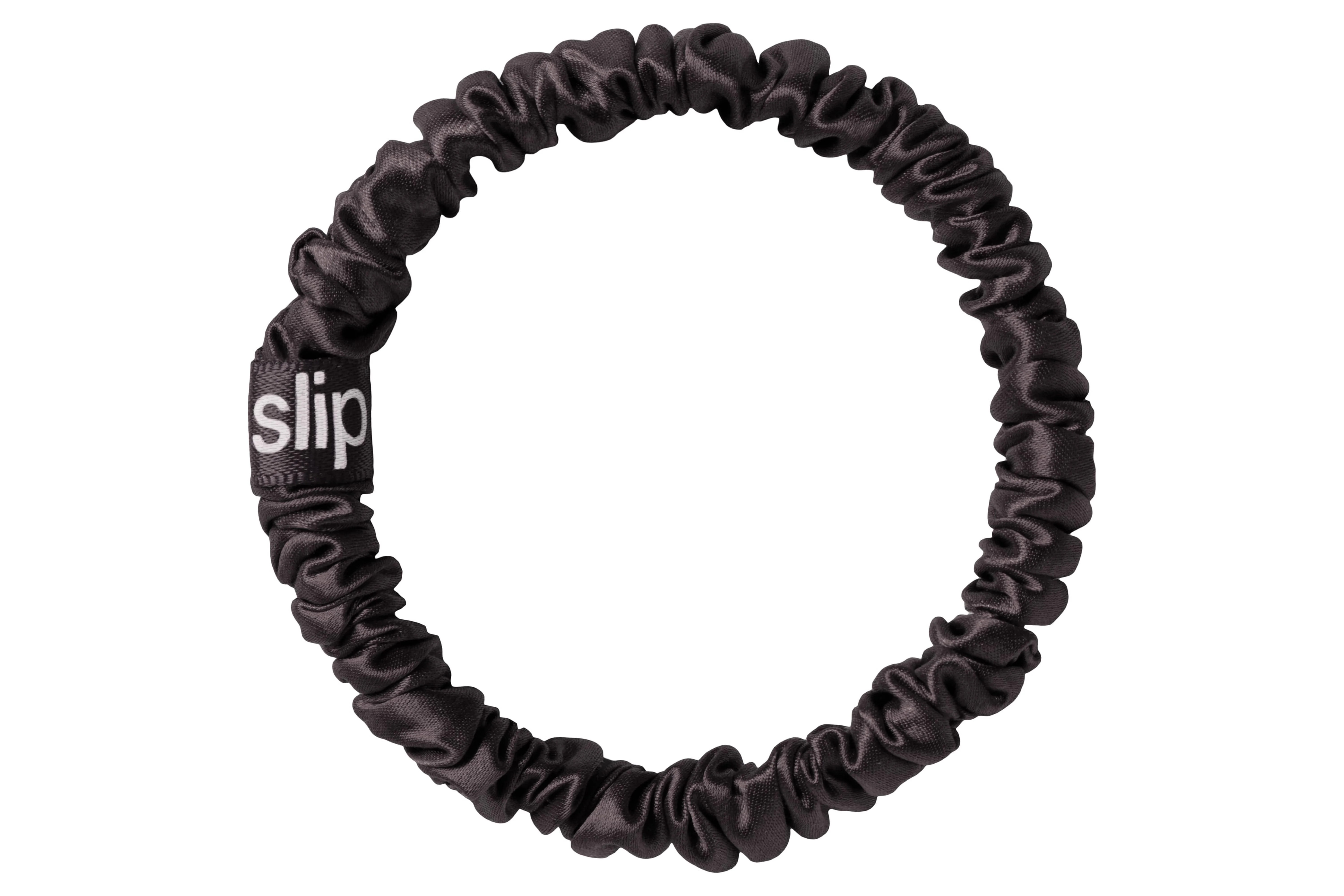 slip pure silk skinny scrunchie - black | Walmart (US)