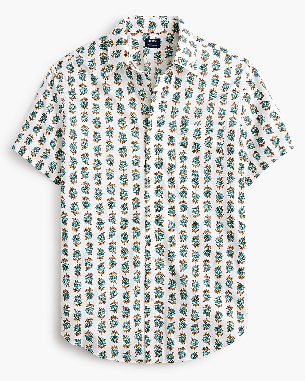Short-sleeve printed flex casual shirt | J.Crew Factory
