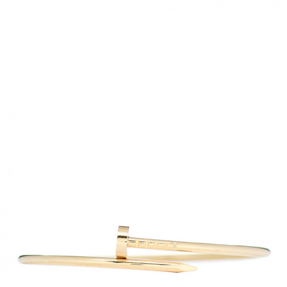 CARTIER 18K Yellow Gold Small Juste Un Clou Bracelet 16 | FASHIONPHILE | Fashionphile