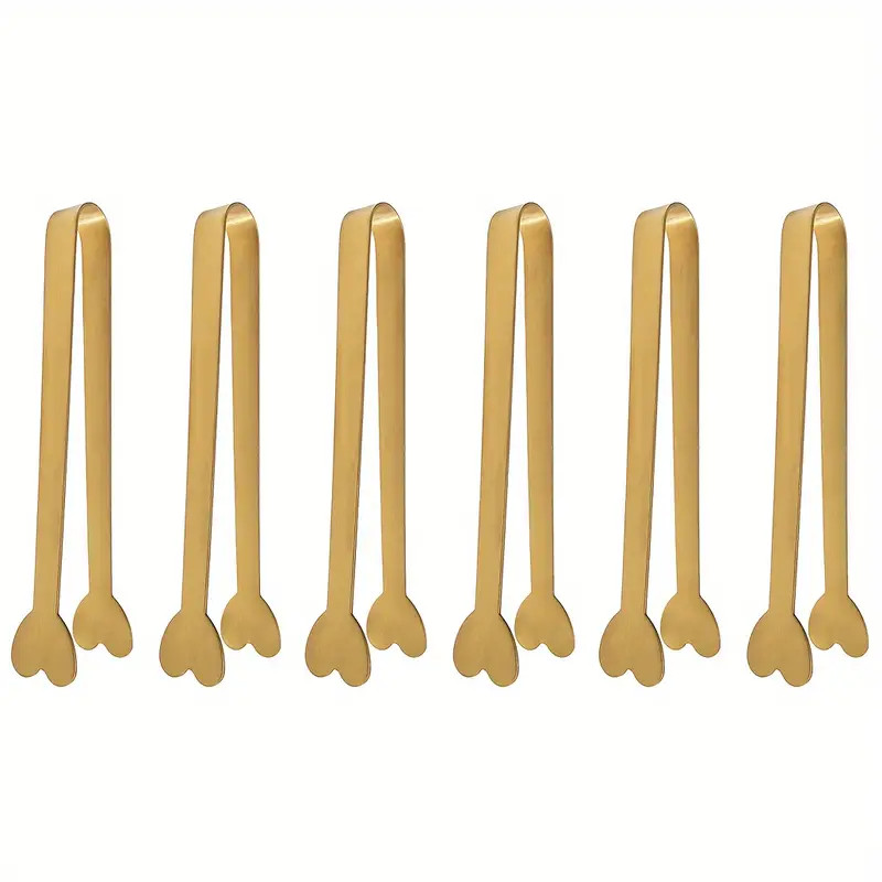 Luxurious Golden Mini Tongs Heart shaped Sugar Cube Tong - Temu | Temu Affiliate Program