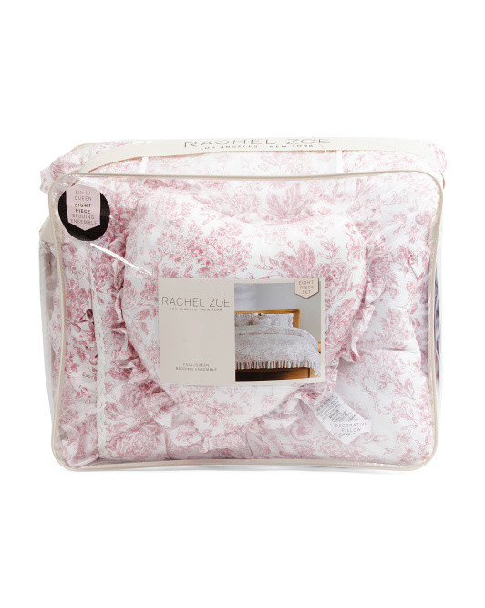 8pc Valentine Sophia Toile Comforter Set | TJ Maxx