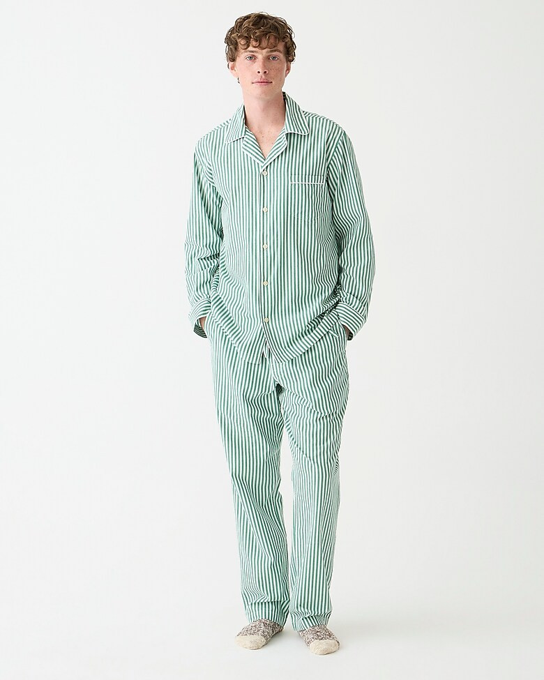 Pajama set in cotton poplin | J. Crew US