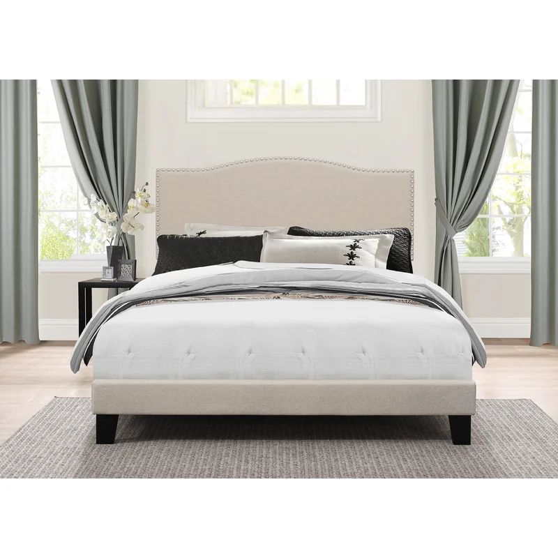 Amiel Upholstered Low Profile Standard Bed | Wayfair North America