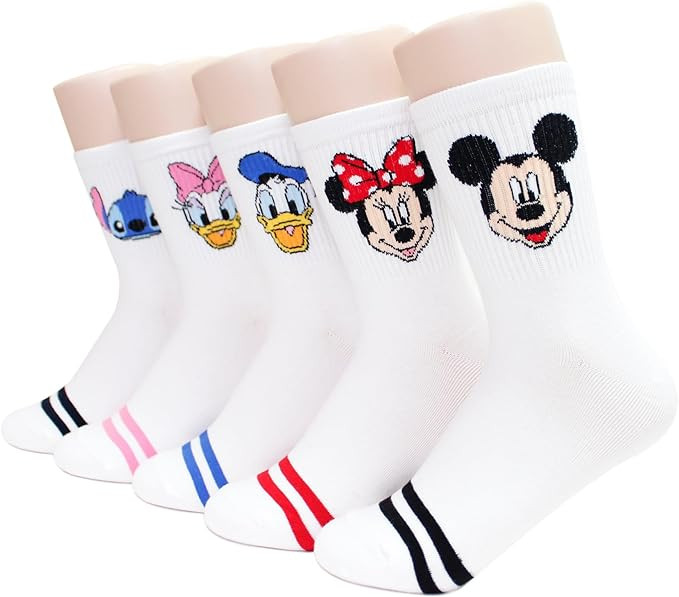 Socksense Cartoon Character Series Women's Original Crew Socks | Amazon (US)