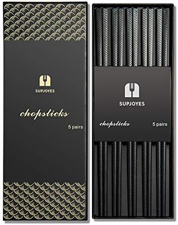 SUPJOYES Reusable Fiberglass Chopsticks: 5 Pairs Chopsticks for Gift, Japanese Chinese Minimalism... | Amazon (CA)