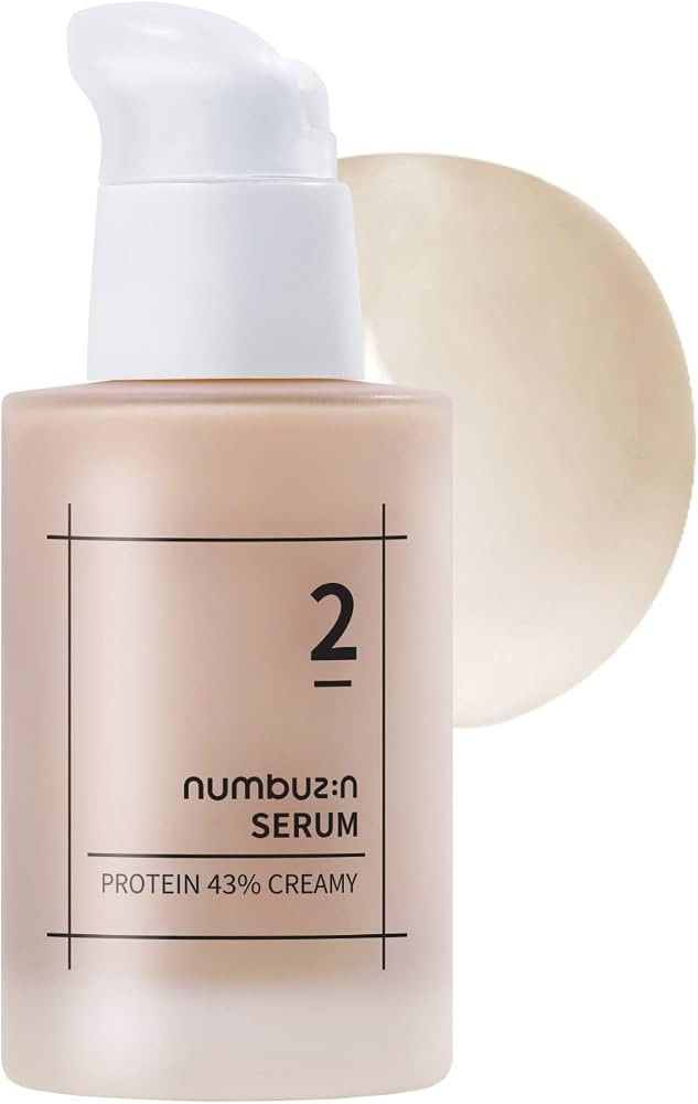 numbuzin No.2 Protein 43% Creamy Serum | Core Protein Complex, Oat Protein, Ceramide, Panthenol, ... | Amazon (US)
