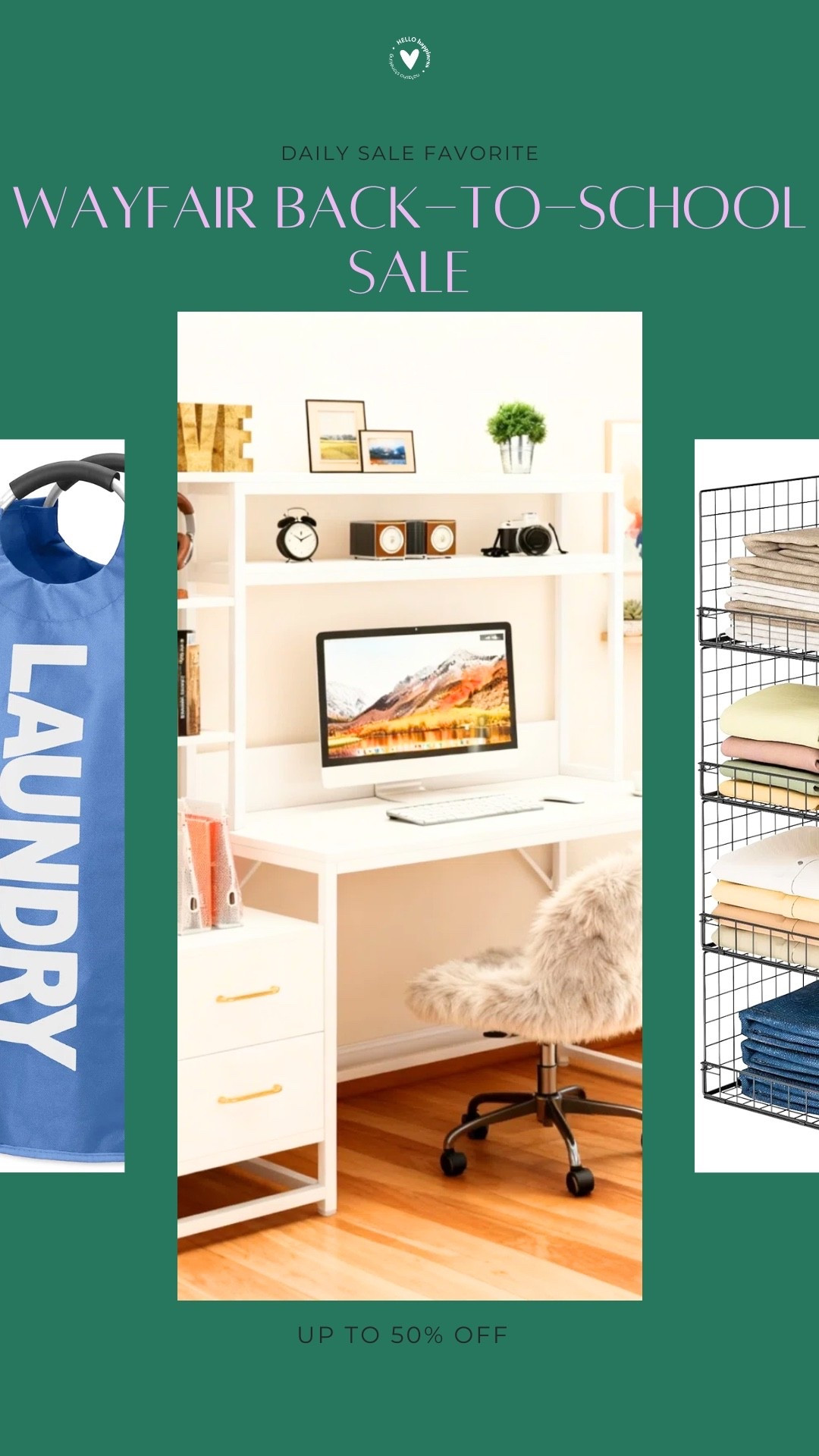 Dorm, office, or classroom refresh? Wayfair's Back-to-School Sale has up to 50% off everything you need. 🤍

@Wayfair

#LTKHome #LTKSaleAlert #LTKmomlife