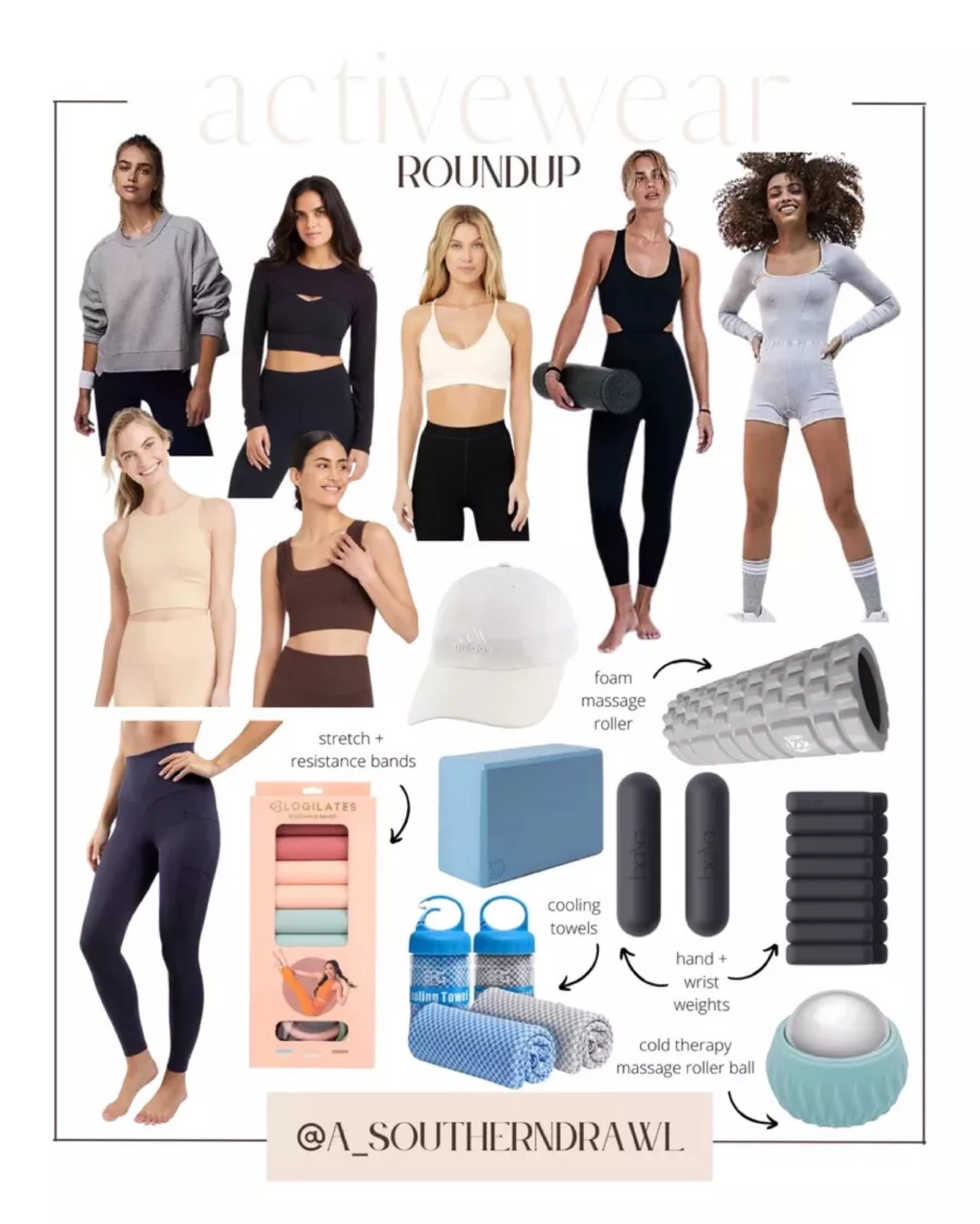 Activewear - activewear round up - athleisure - gym fashion - active wear set - fitness clothes - workout style

#LTKunder100 #LTKfit #LTKstyletip