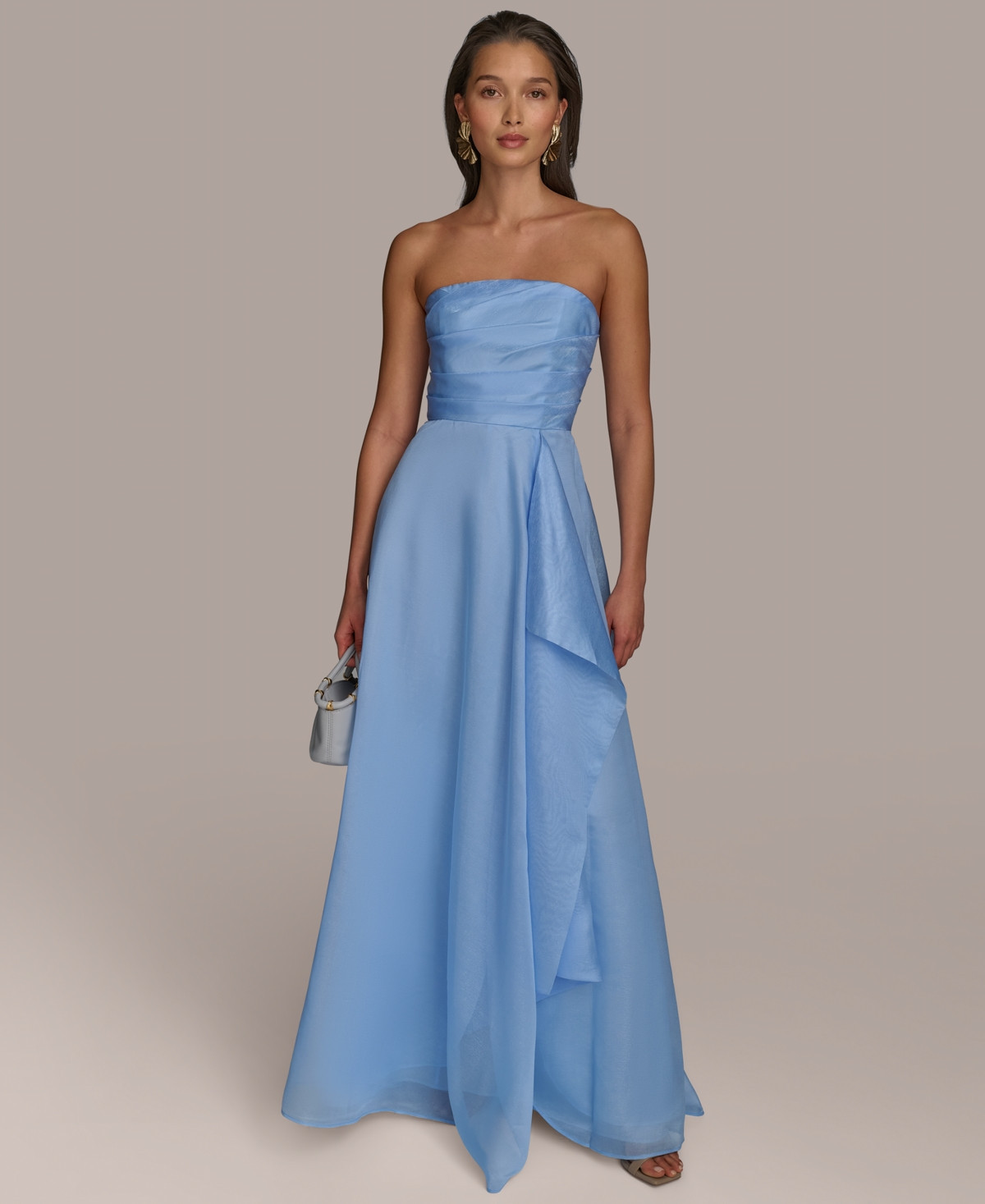 Donna Karan New York Women's Ruched Strapless Gown - Cielo | Macy's