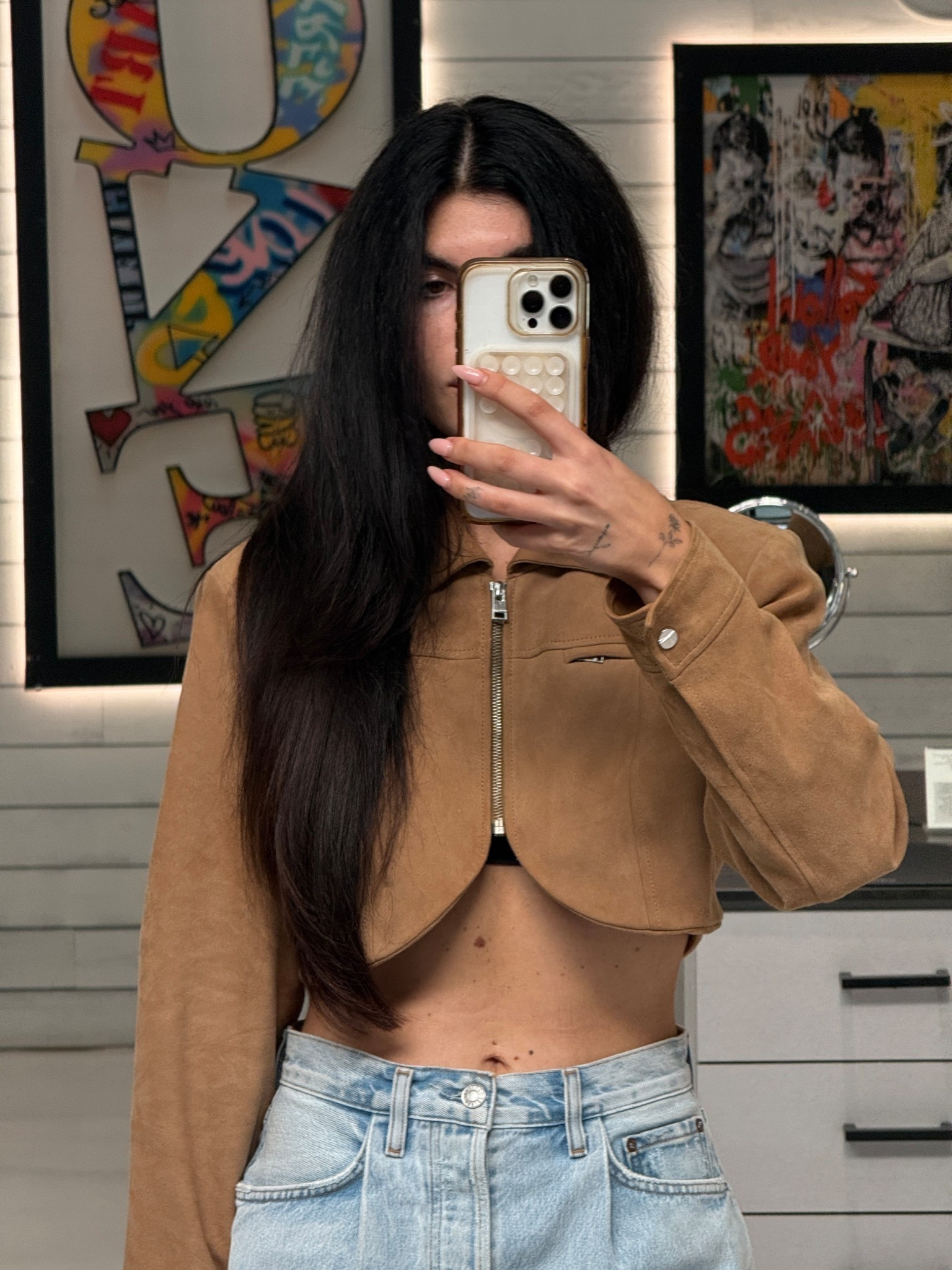 A necessary jacket to have in your closet 

Suede jacket, faux suede, cropped jacket, unique jackets, must have

#LTKootd #LTKgrwm