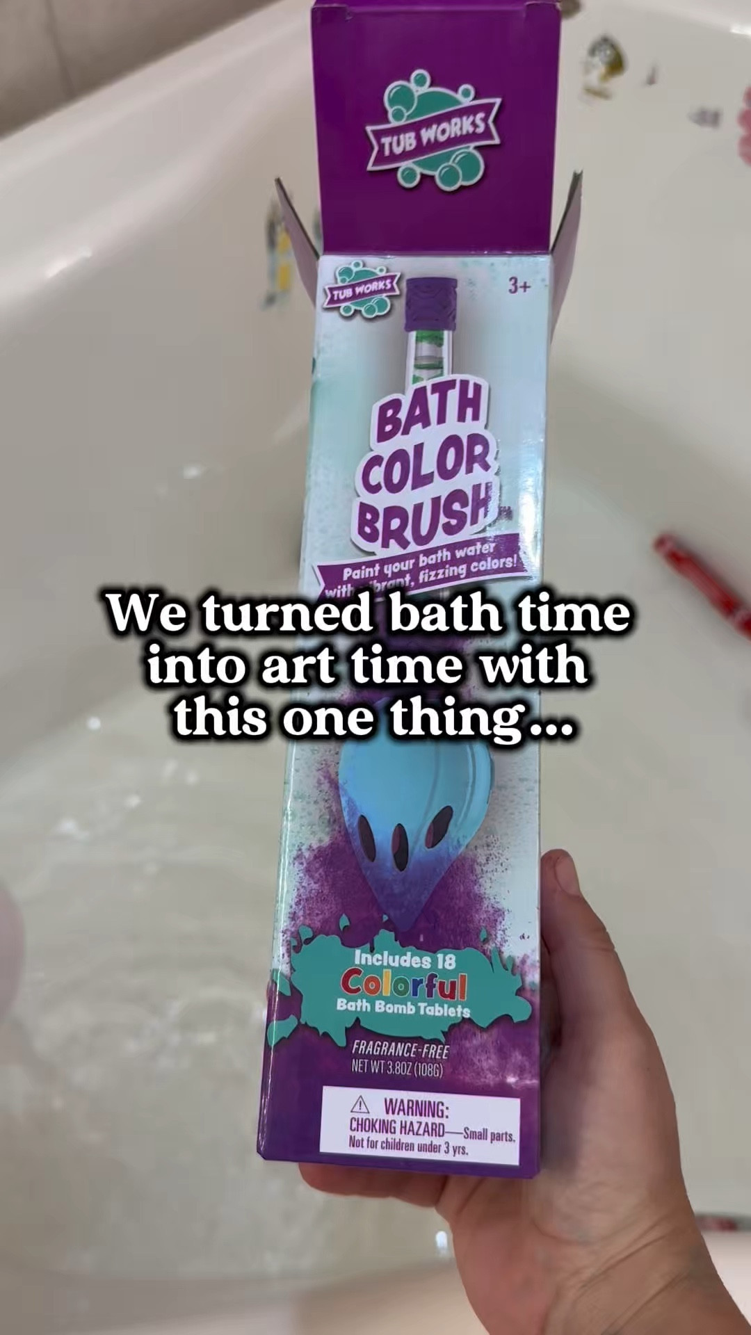 We got this bath paint brush and now bath time became a whole sensory experience. This @tub.works brush works wonders to make water fun and colorful. It’s also easy to use, clean, and store. 

The best part is that the kids can really get creative because they can use one color, two at a time, and even layer them one by one. 

What color are you trying first? 



#momlife #momfinds #toddler #bathtimefun #parentinghacks 

#LTKKids #LTKmomlife #LTKBaby