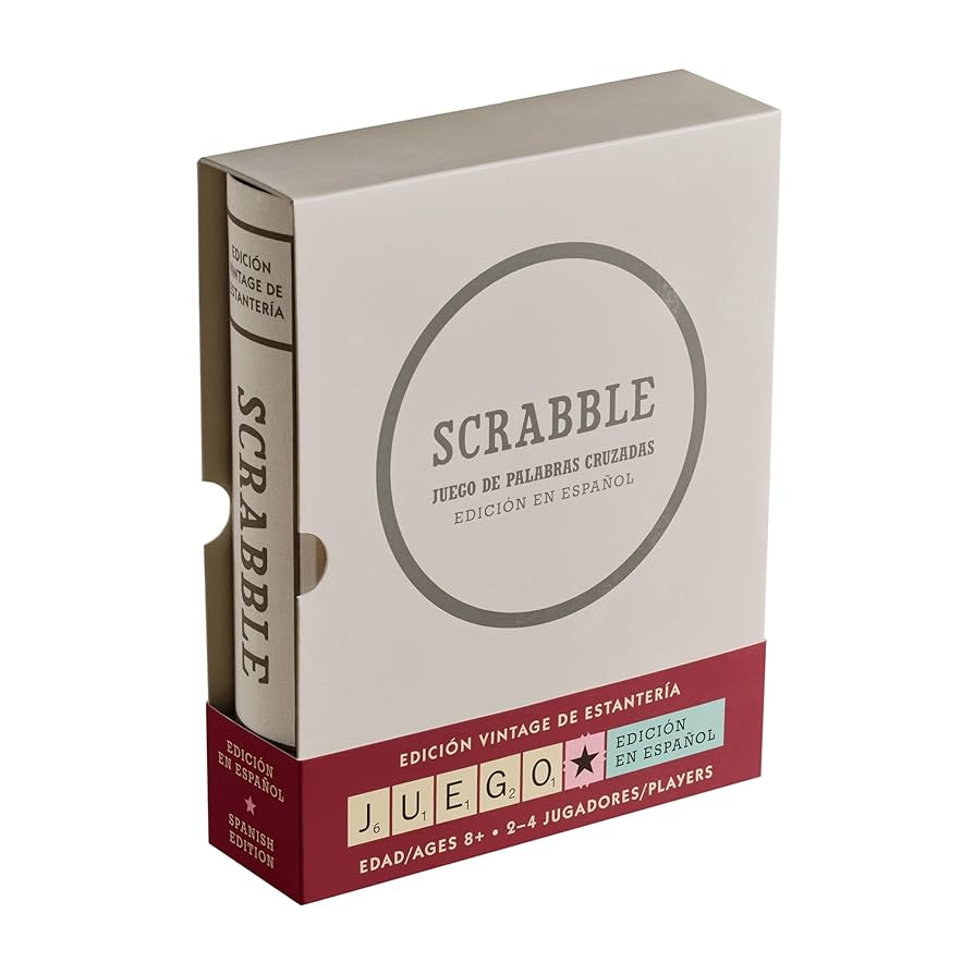 WS Game Company Scrabble Edición Vintage de Estantería – Edición en Español Scrabble Spanis... | Amazon (US)