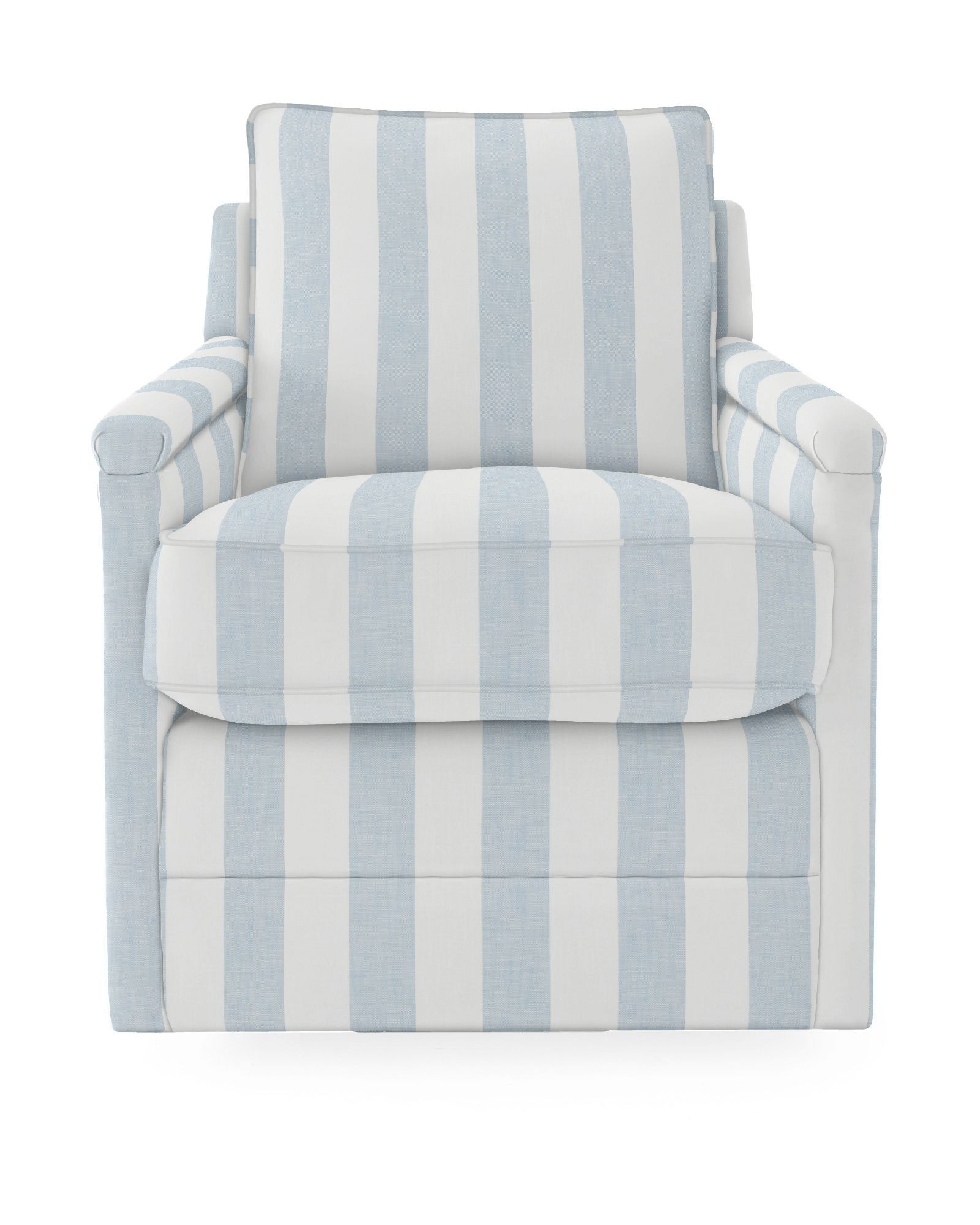 Spruce Street Track Arm Swivel Chair | Serena and Lily