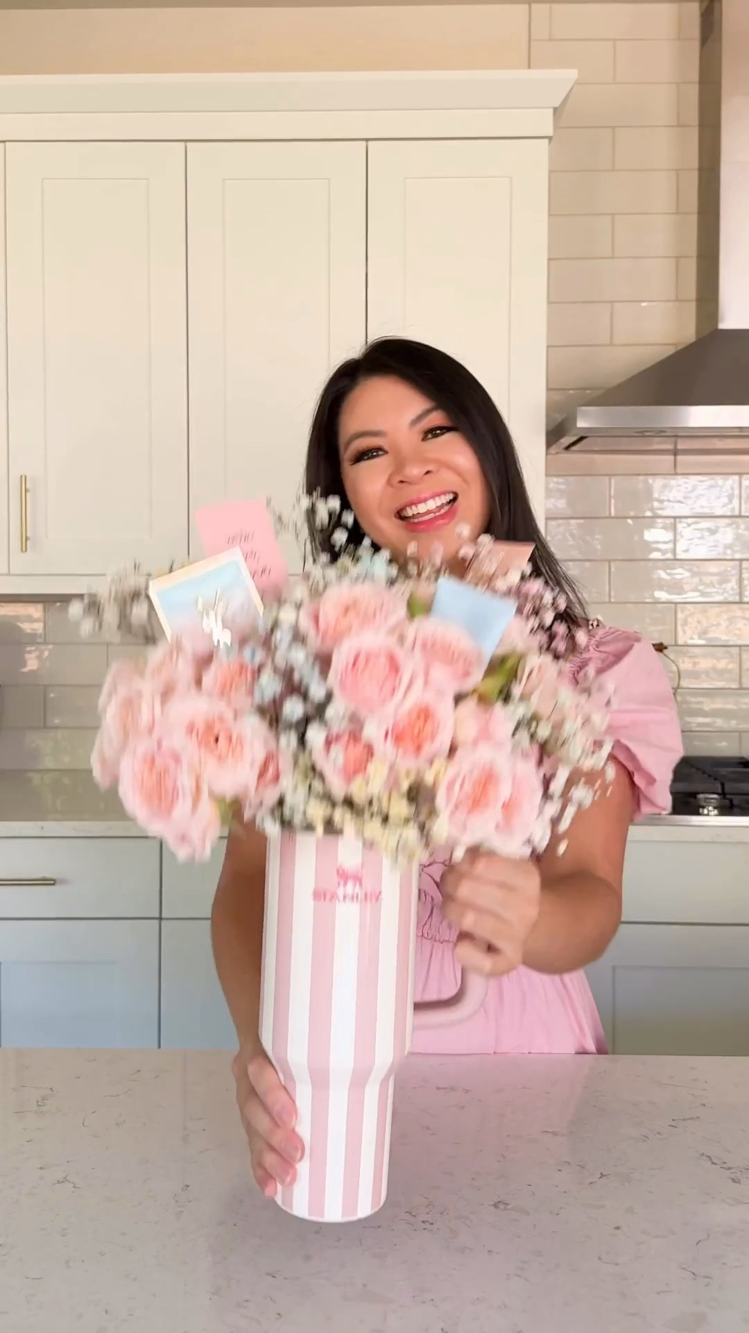 TEACHER APPRECIATION TUMBLER GIFT IDEA 🌸💄 It’s Teacher Appreciation week and this is a friendly reminder to spoil your teachers! They do so much for our kids and they deserve all the love 💕 I filled this Stanley tumbler with beautiful flowers, skincare, and cash - it turned out gorgeous!! 😍 Would make a great Mother’s Day gift too. #teacherappreciationgifts #teacherappreciationweek

Stanley tumbler, flowers, hand sanitizer, sunscreen, bamboo skewers, scotch tape

#LTKMothersDay #LTKSeasonal #LTKBeauty