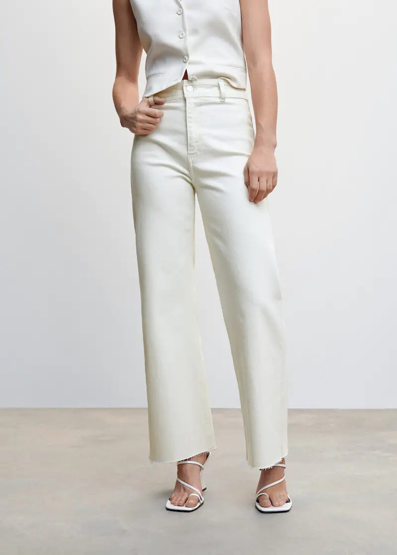 Jeans culotte high waist | MANGO (US)