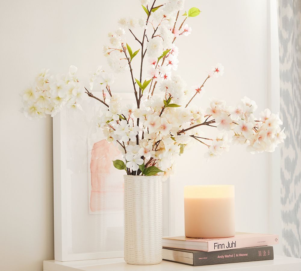 Faux Elevated Mixed Cherry Blossom Bundle | Pottery Barn (US)