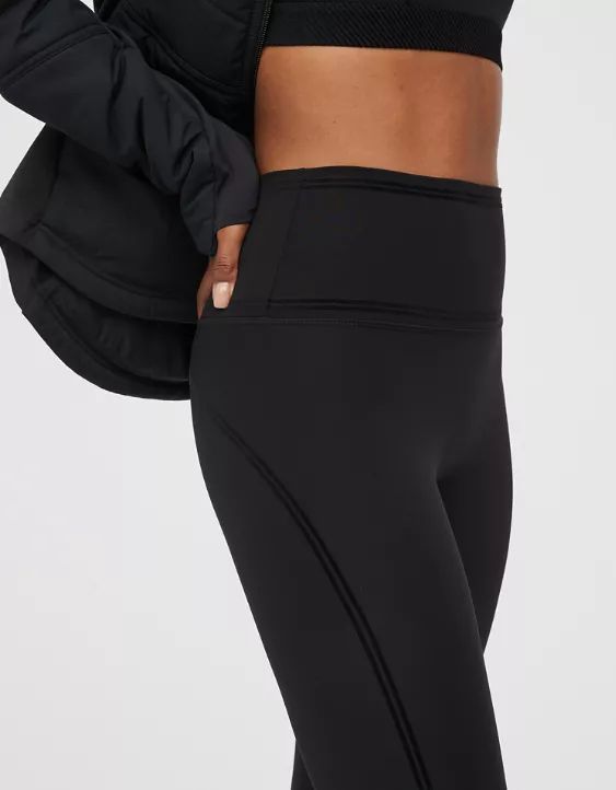 OFFLINE By Aerie Goals Velvet Trim Legging | American Eagle Outfitters (US & CA)