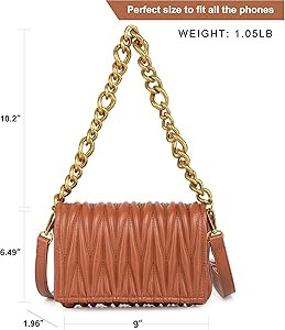 Montana West Quilted Purses for Women Crossbody Bags Trendy Small Purses and Handbag | Amazon (US)