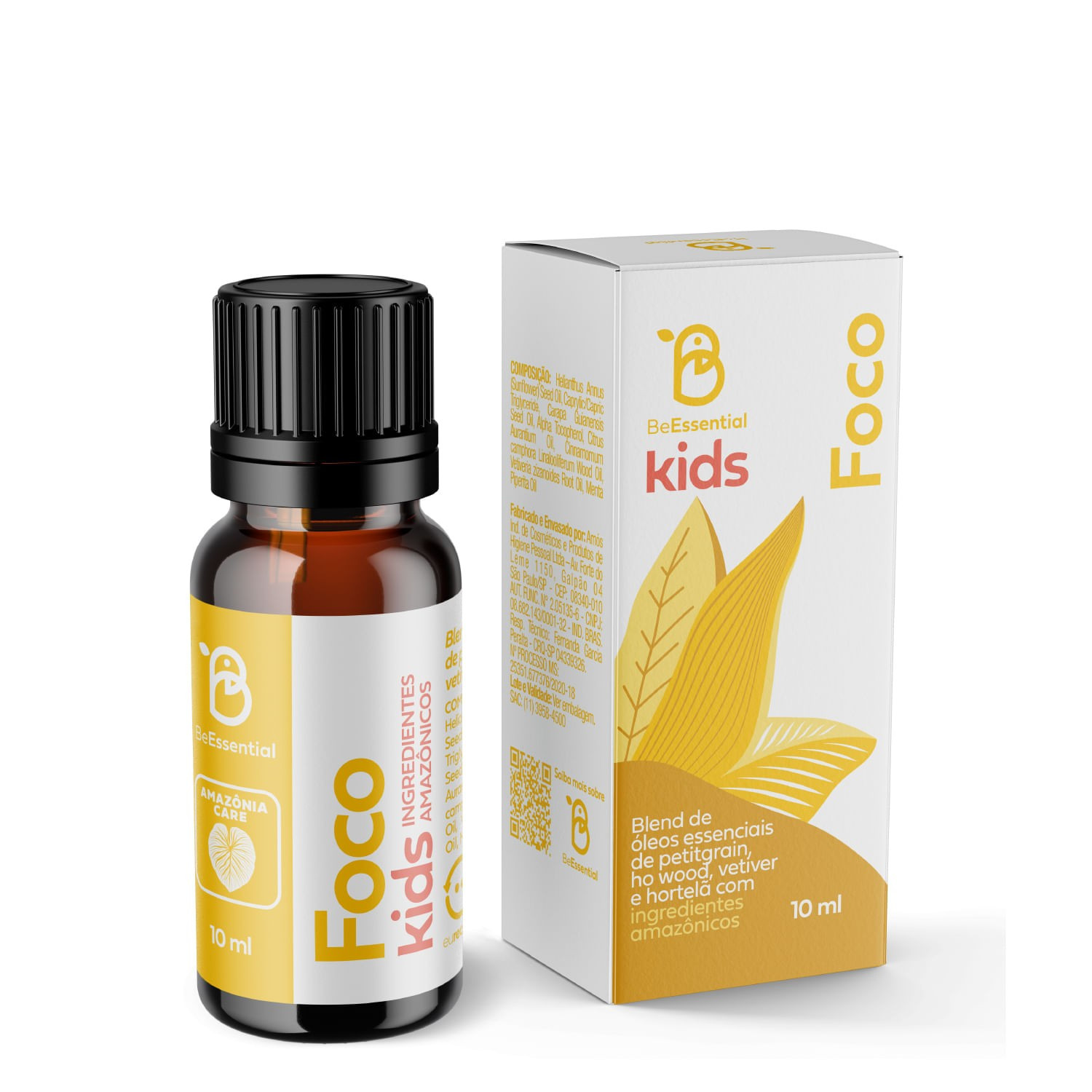 Blend de óleos essenciais BeEssential Kids 10mL - Foco - BeBrasil – Brasileira de Corpo e Alma | BeBrasil (BR)