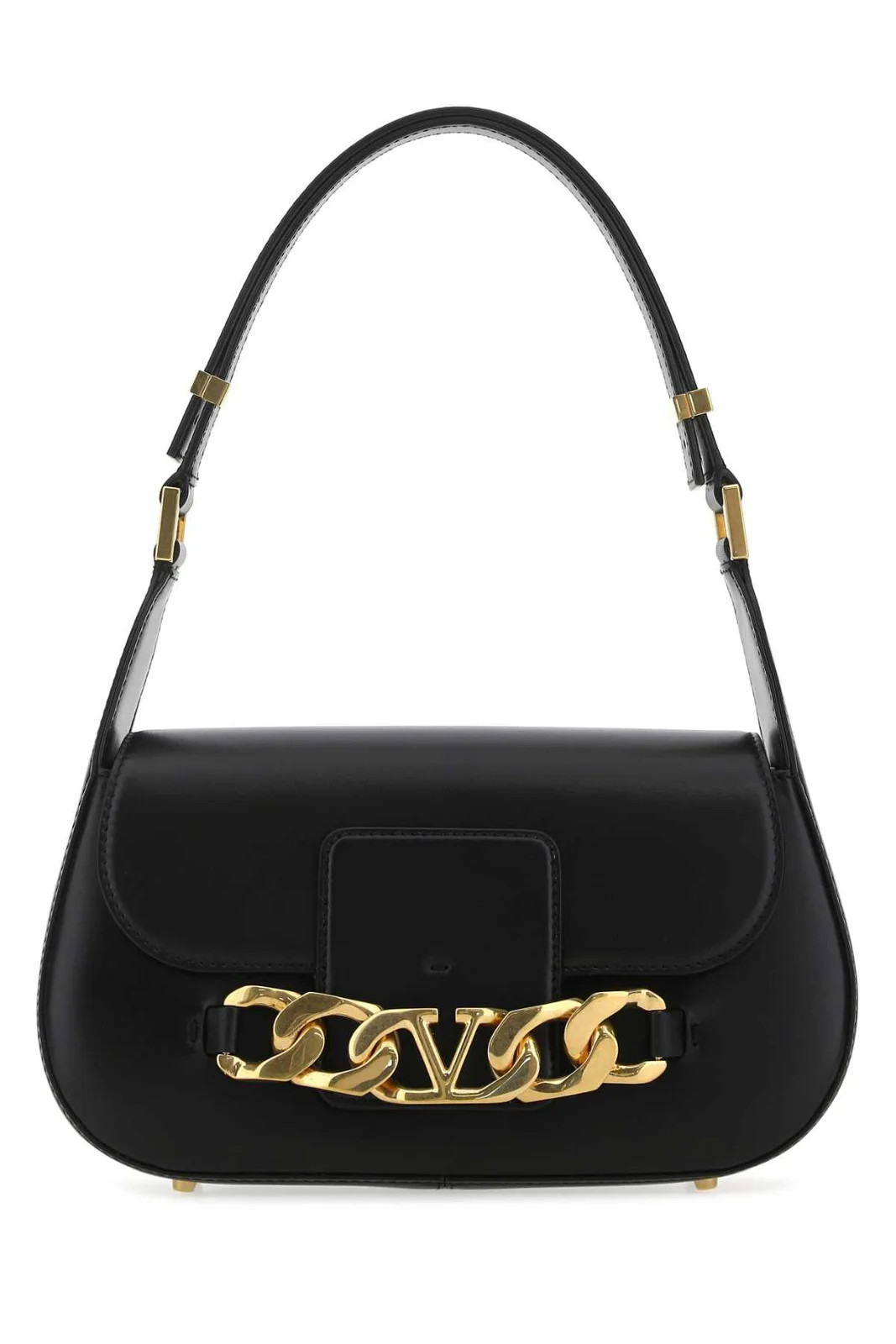 Valentino VLogo Plaque Foldover Top Shoulder Bag | Cettire Global