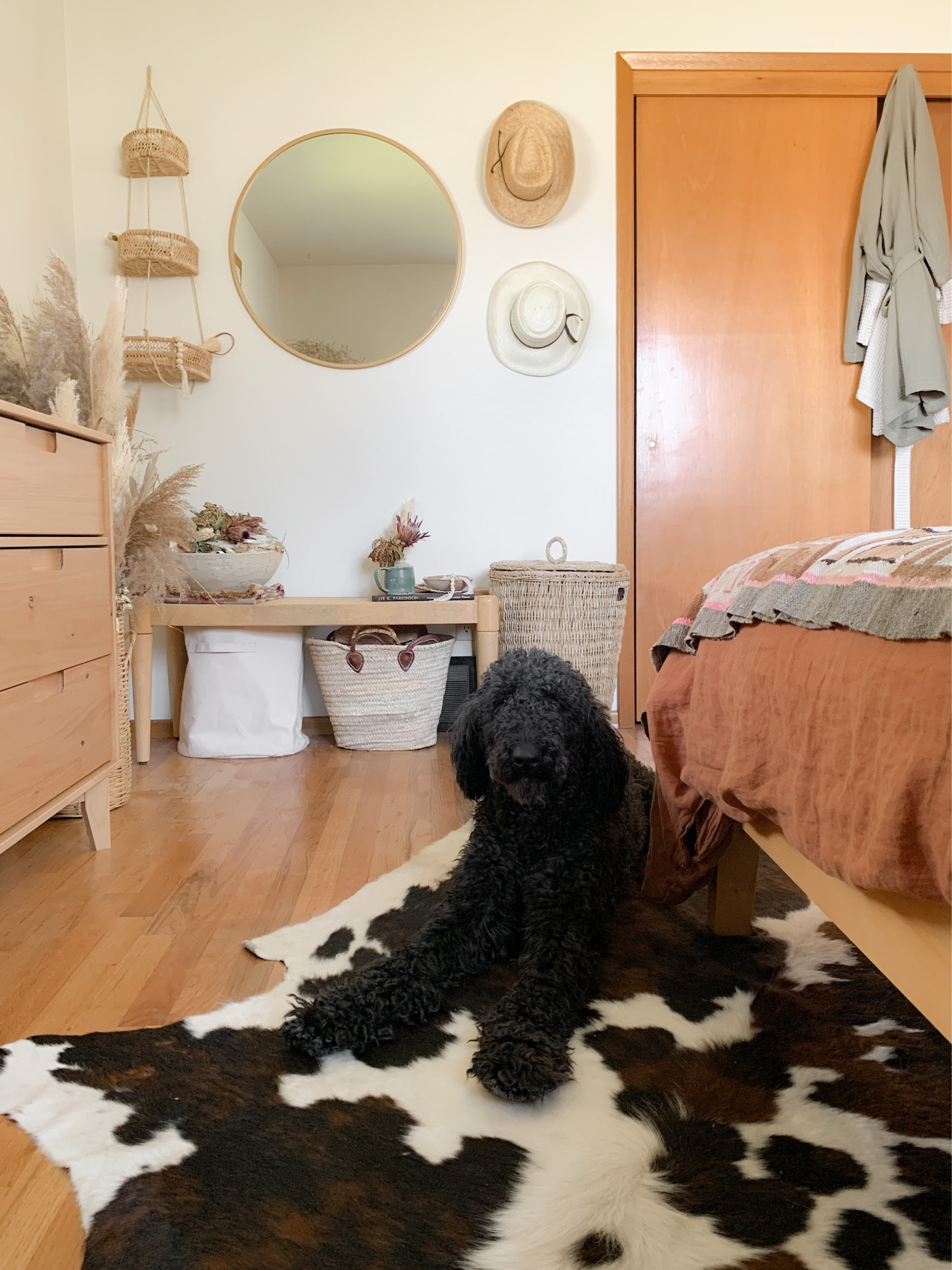 Linking some boho bedroom finds with my cute little labradoodle modeling! 🤎😝

#LTKhome #LTKstyletip #LTKFind