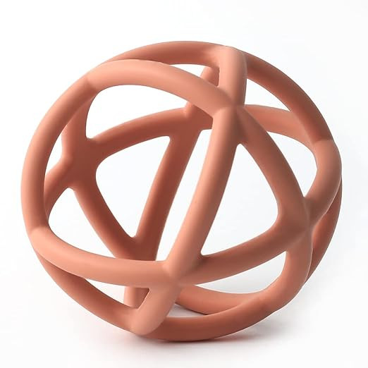 TOPGOMES Baby Teether Ball Toy, BPA Free Silicone Soft Ball Easy to Hold Teether for Babies Ages ... | Amazon (US)