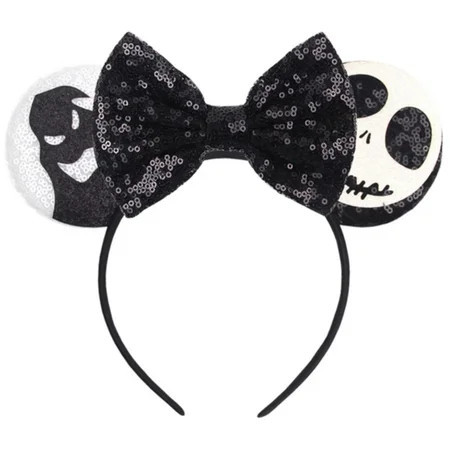 Halloween Ghost Jack Minnie Ears , Halloween Mickey Ears, Princess Ears, Halloween Minnie Ears, Halloween Mickey Ears | Walmart (US)