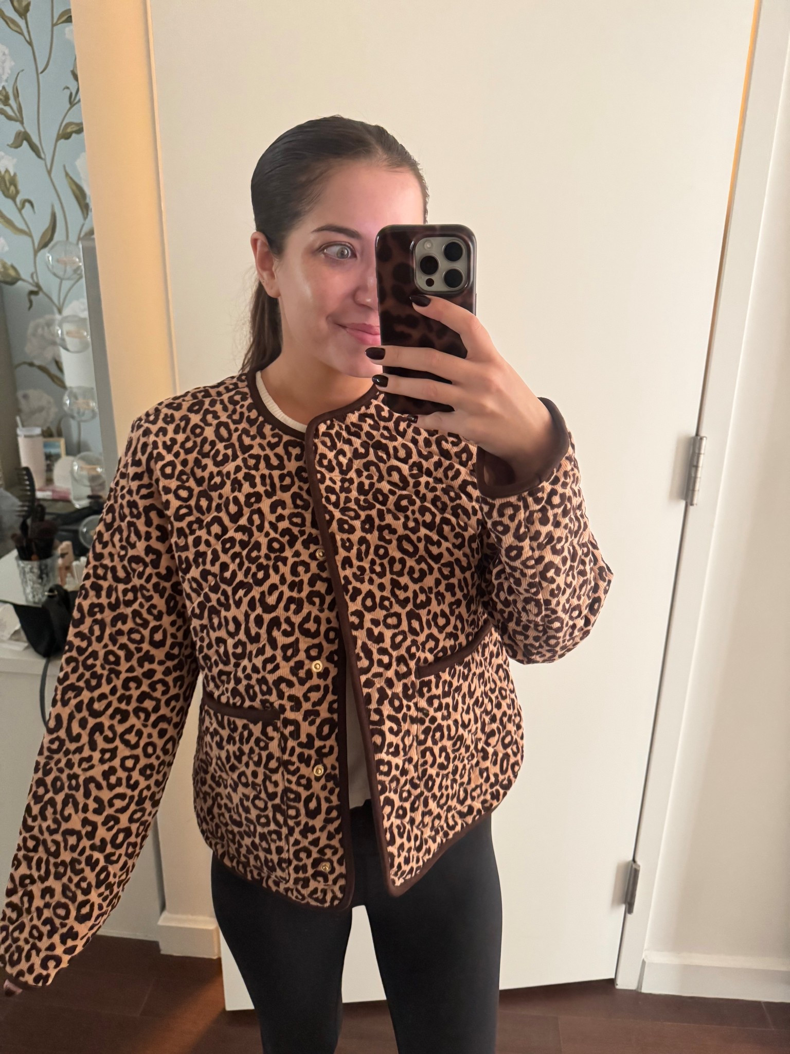 The cutest quilted jacket. Lightweight and warm, but not too warm. Runs a little big! If you’re in between sizes, I recommend sizing down  

#LTKSeasonal #LTKSaleAlert
