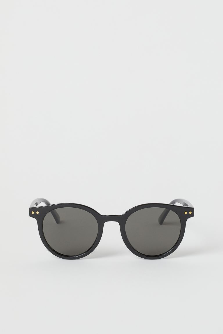 Premium SelectionRound sunglasses with plastic frames, sidepieces, and lenses. Lenses are tinted,... | H&M (US + CA)