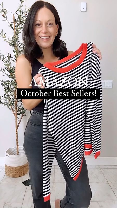 Amazon best sellers from October! Striped sweater, tunic pullover, black joggers, 1/4 zip sweater, fall sweaters



#LTKfindsunder50 #LTKover40 #LTKstyletip
