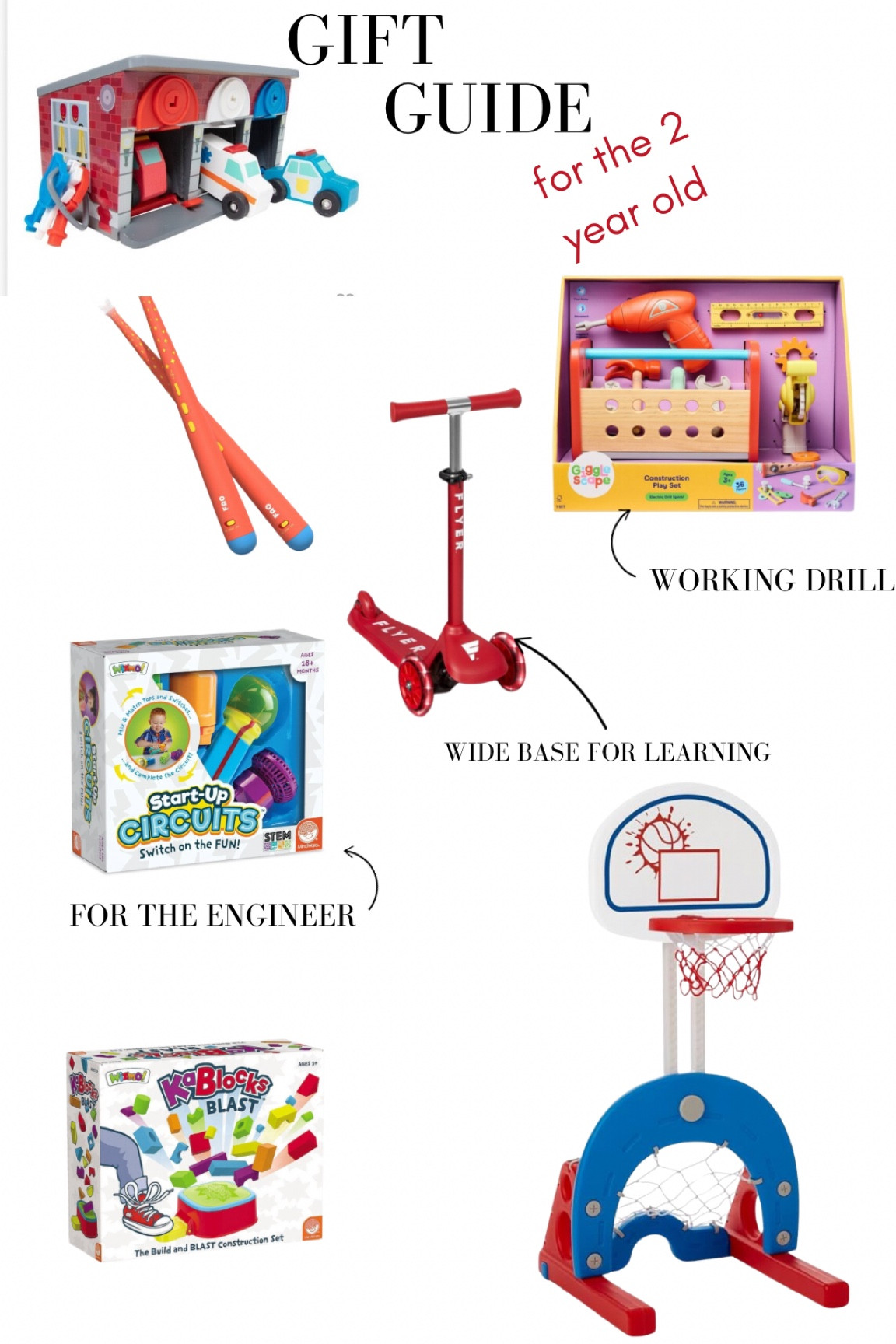 Shopping for holidays gifts is something I try to put a lot of into. I have kids that prefer active or creative toys and I've learned over the years which toys see longevity in our home.

This is a small list of toys I've started for my (almost) two year old son! 

#LTKHoliday