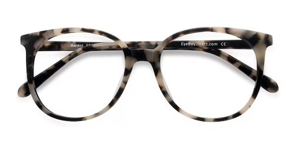 Bardot - Round Ivory Tortoise Frame Glasses | EyeBuyDirect | EyeBuyDirect.com