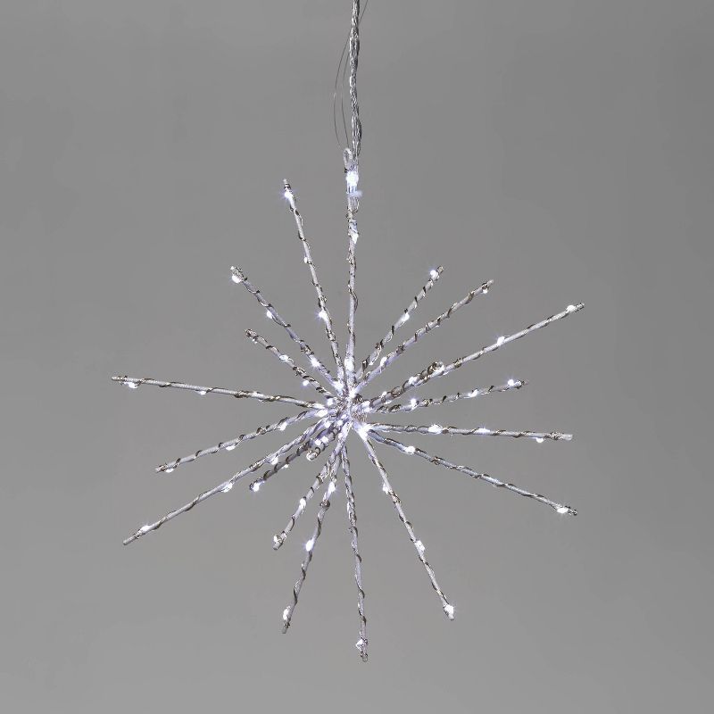 12in Cascading LED Glitter Starburst Christmas Novelty Silhouette Light Cool White - Wondershop... | Target