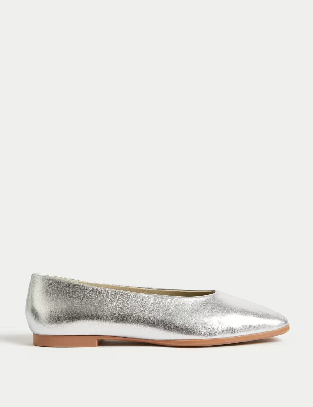 Leather Square Toe Ballet Pumps | Marks & Spencer (UK)