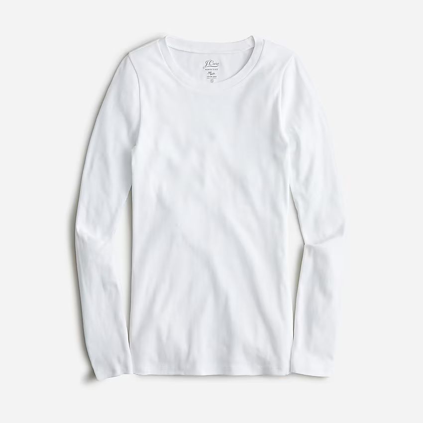 Perfect-fit long-sleeve crewneck T-shirt | J.Crew US