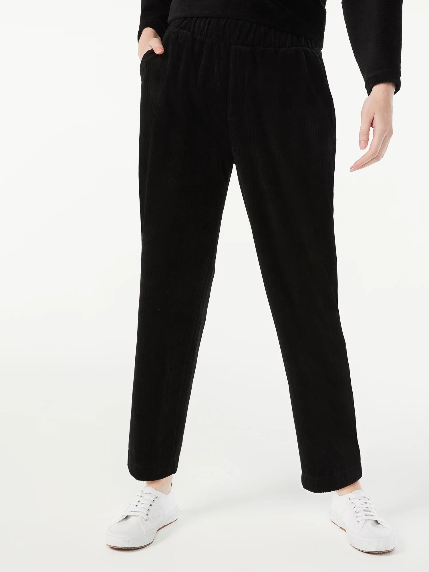 Free Assembly Women's Pull-On Corduroy Pants | Walmart (US)