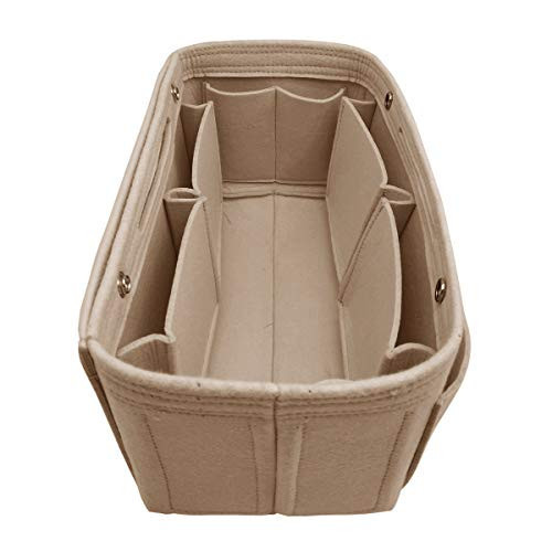 LEXSION Felt Purse Organizer Insert Multi Pocket Bag in Bag Organizer For Tote & Handbag Shaper 8008 Beige XL | Amazon (US)
