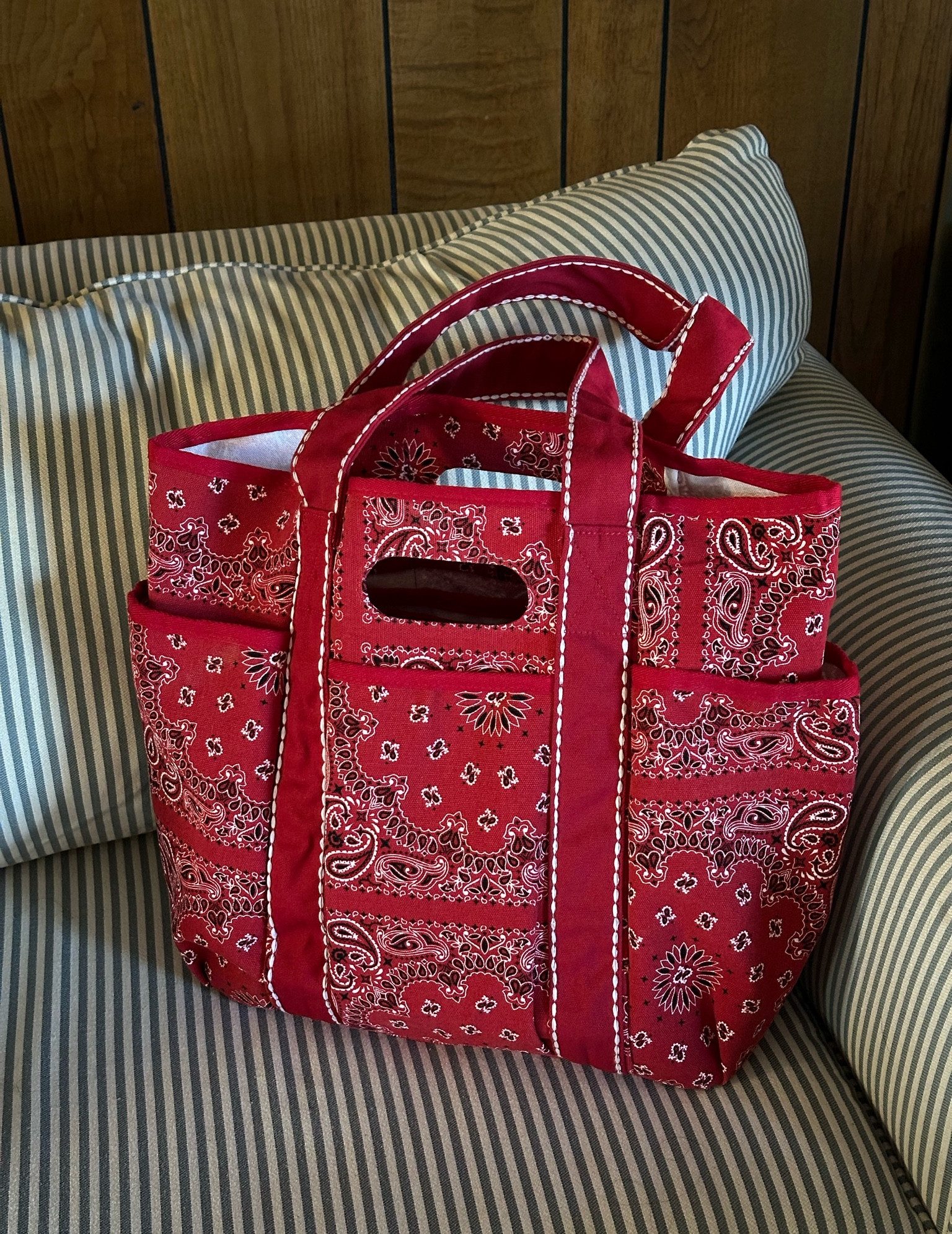 Obsessed with this bandana tote bag!! 😍 

#LTKdayinmylife #LTKSaleAlert #LTKootd